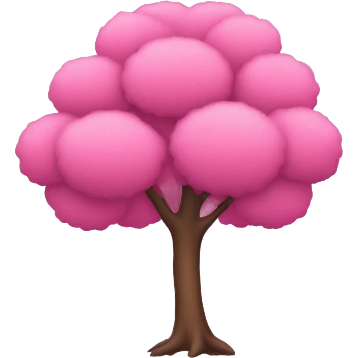 Pink tree  emoji