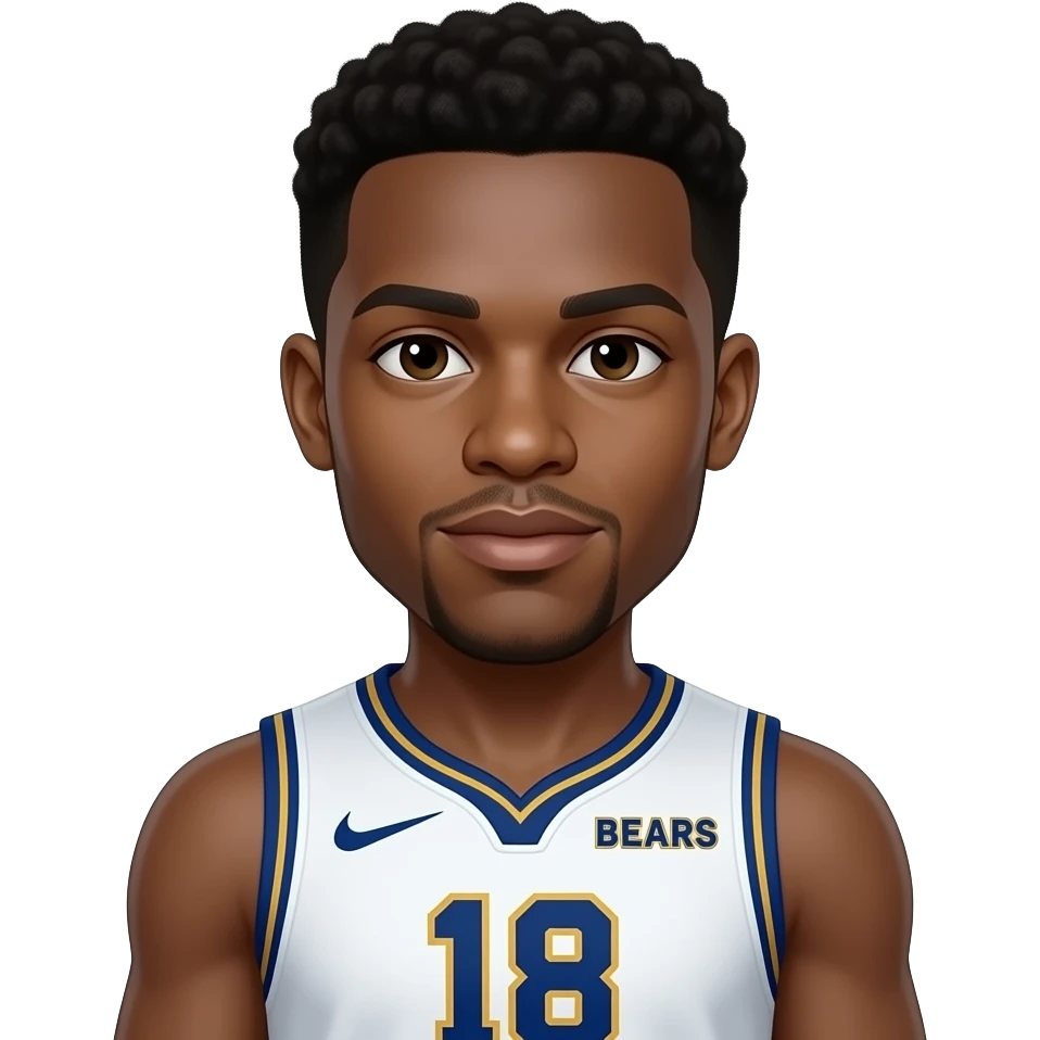 caleb williams 18 bears jersey emoji