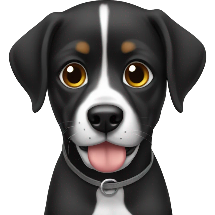 Perro con ocico negro emoji
