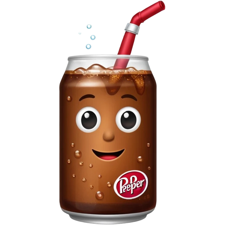 Dr peper with a white backround emoji