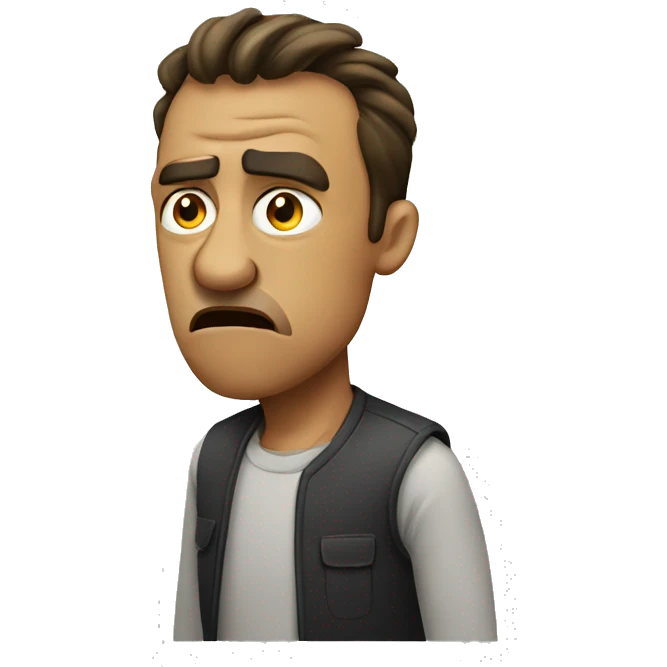Disgusted  emoji