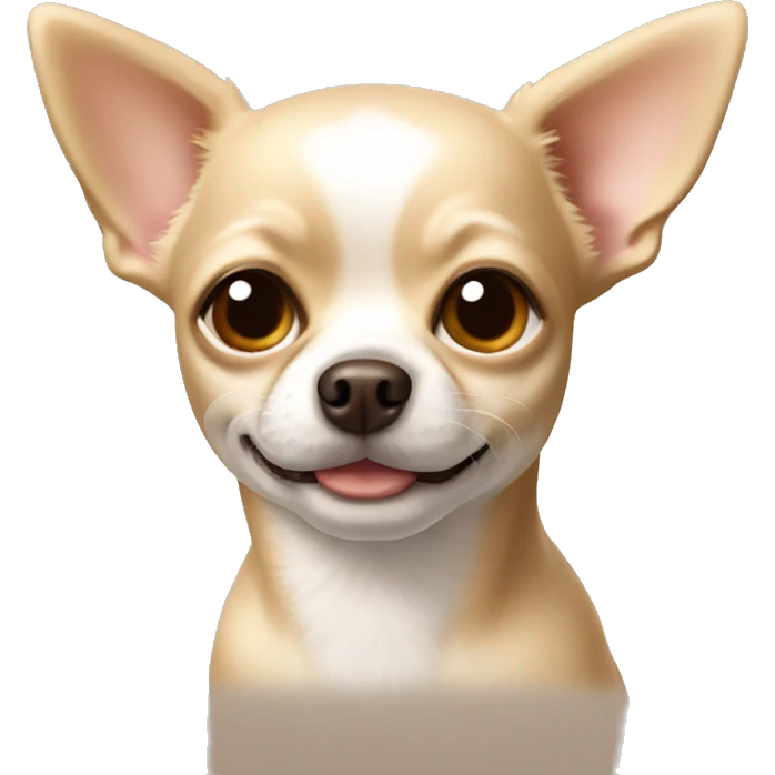 Dog chihuahua beige  emoji