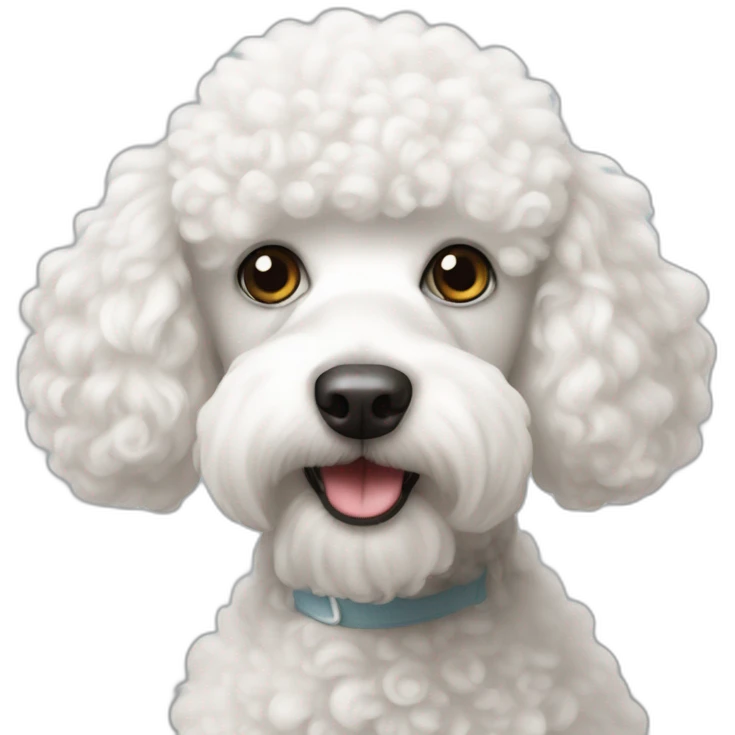 little-White-poodle emoji