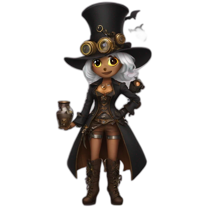 steampunk witch emoji