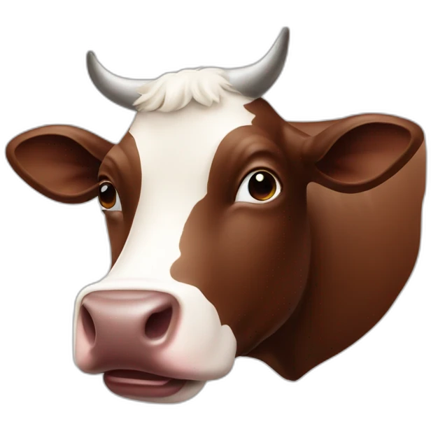 chocolate milk cow emoji