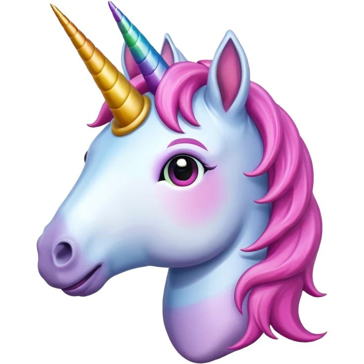 happy unicorn emoji