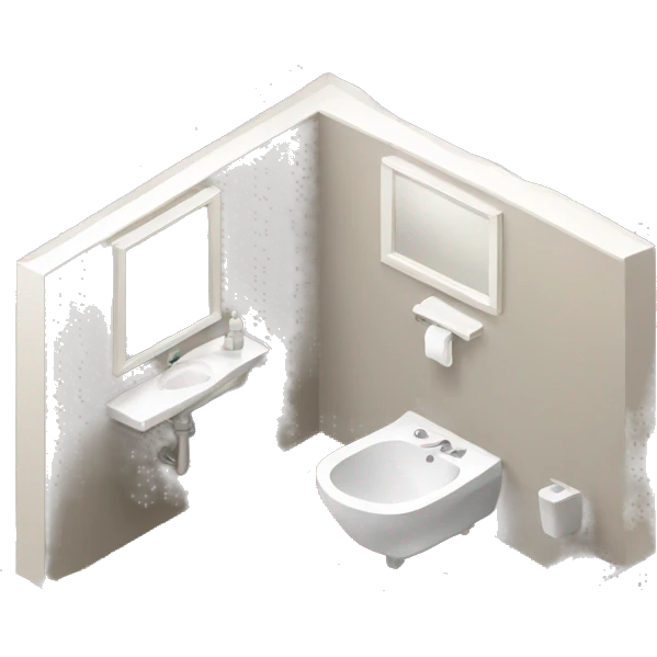 bathroom  isometric emoji