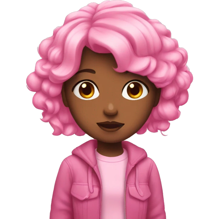 Pink soft girl emojis emoji