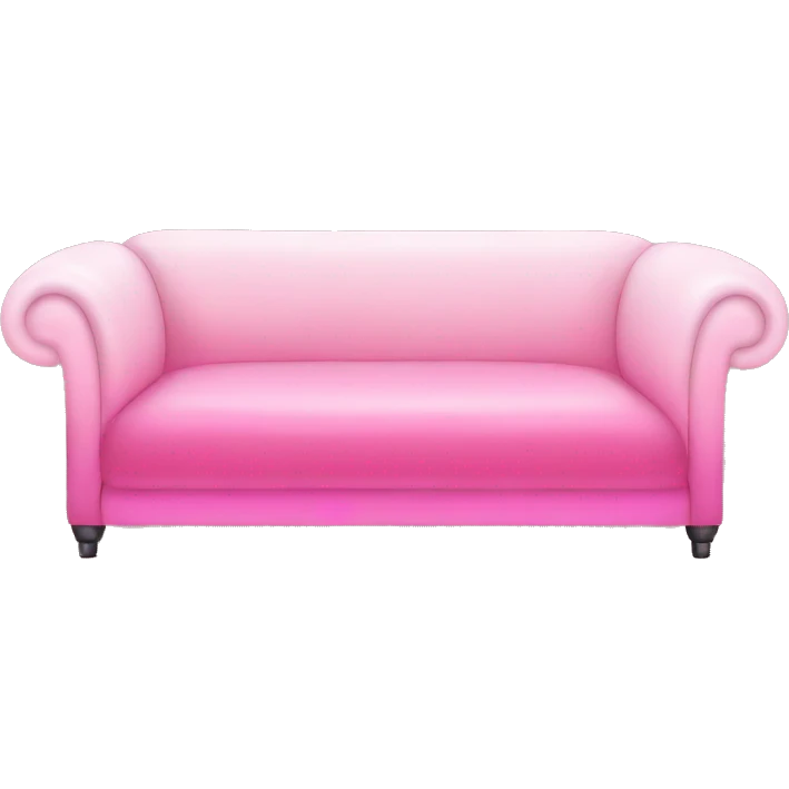Pink ombre couch with glitter and pillows  emoji