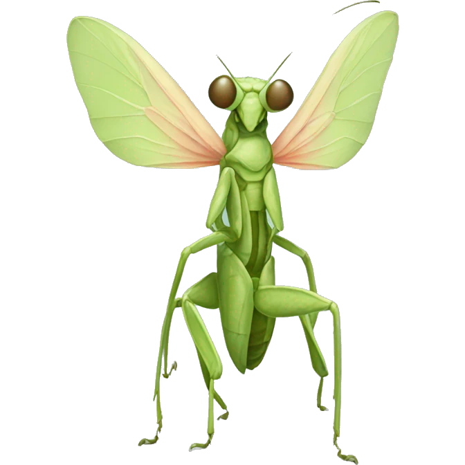 flower mantis emoji