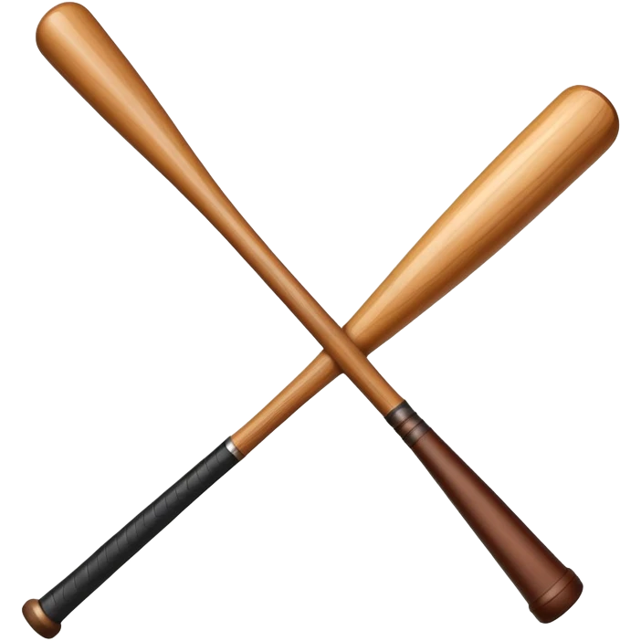 thick wooden baseball bat emoji