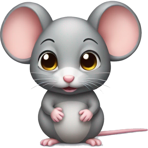 Small cute mouse emoji