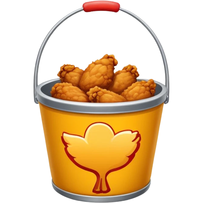 fried chicken bucket emoji