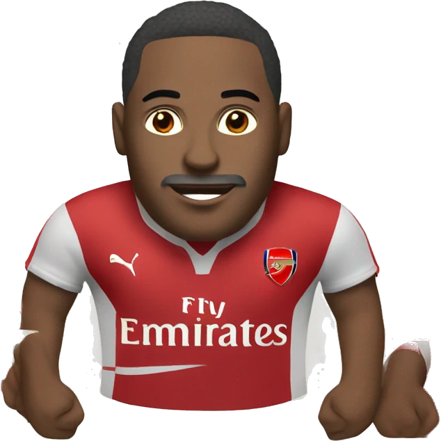 legendary french striker from arsenal emoji