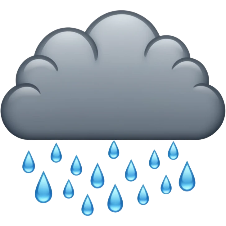 rain emoji