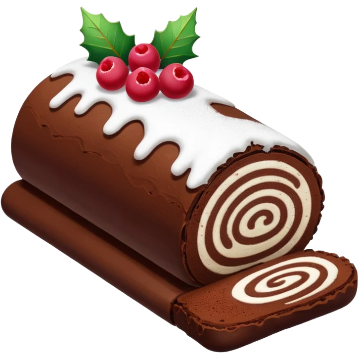 Buche de Noel emoji