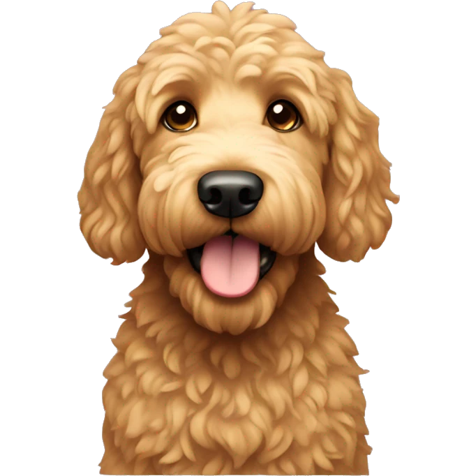 Golden Doodle Dog emoji