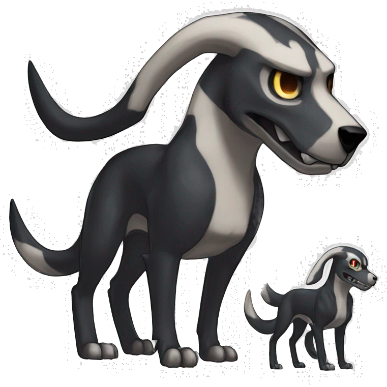  Cool Edgy Duskull-Houndour-Houndoom-Cubone-Duskull-Fakémon  emoji