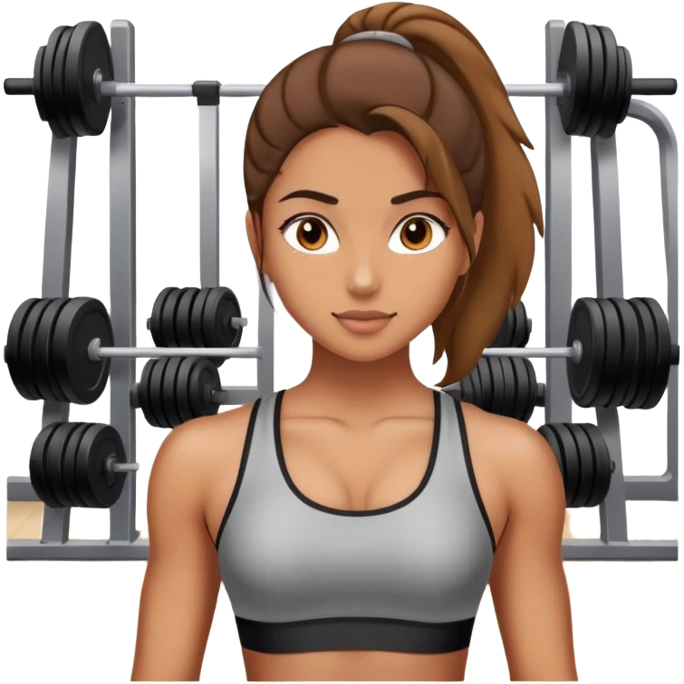 girl in gym  emoji