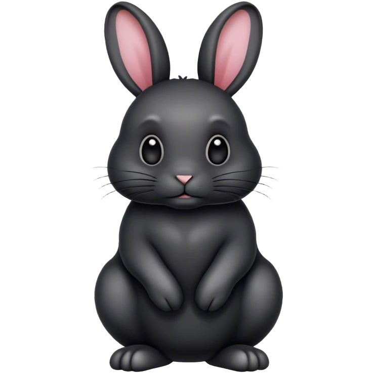 Coniglio nero emoji