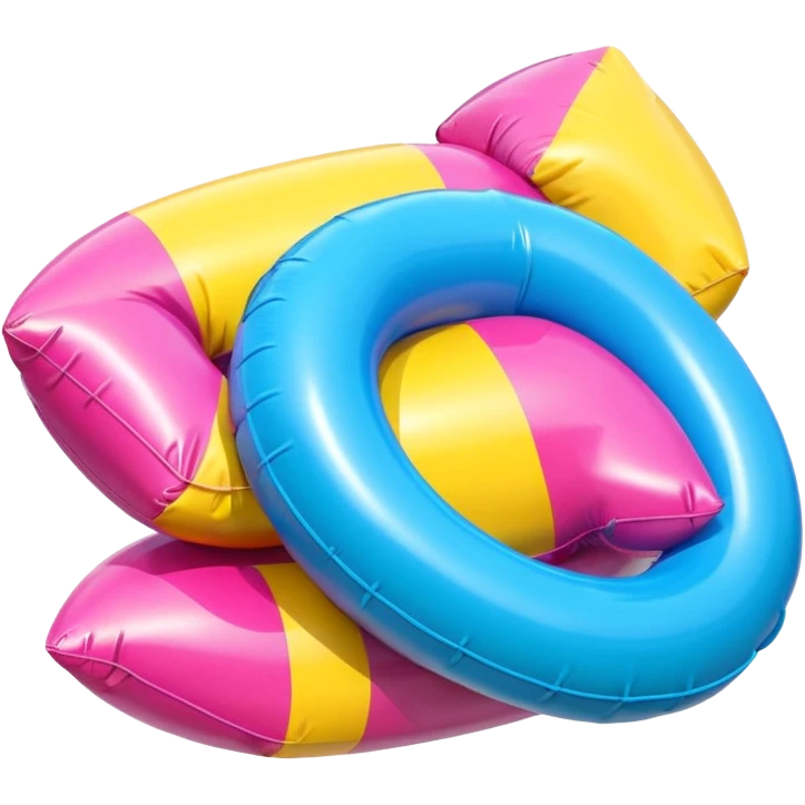   jeff koons style inflatable abstract art SPAM sculpture  emoji