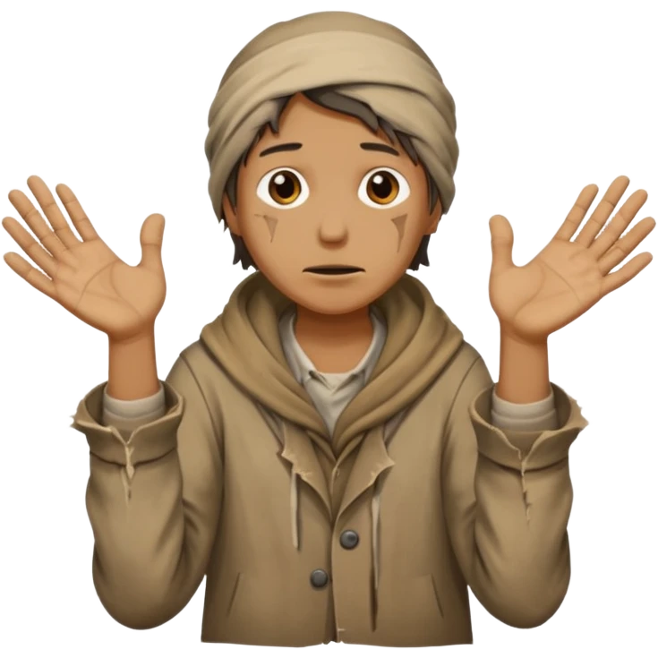 Person begging emoji