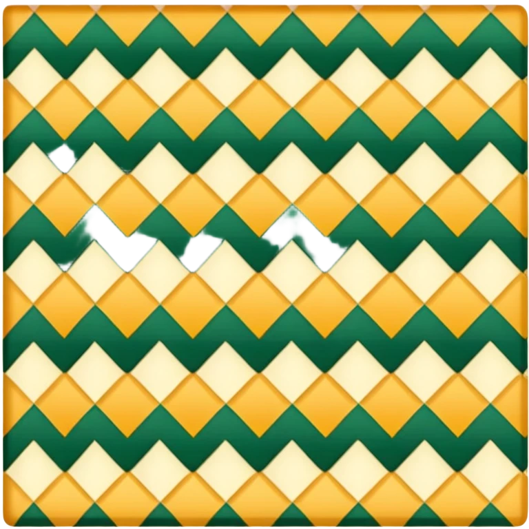 check with golden and green colours emoji