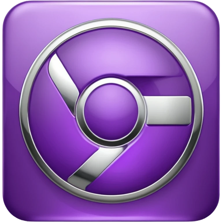 dark purple google chrome logo emoji