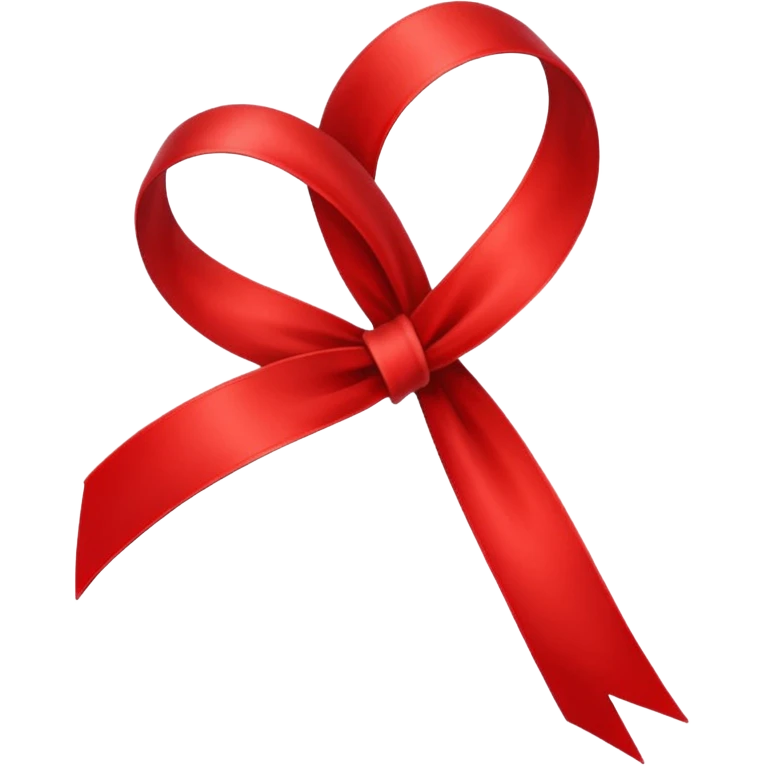red ribbon emoji