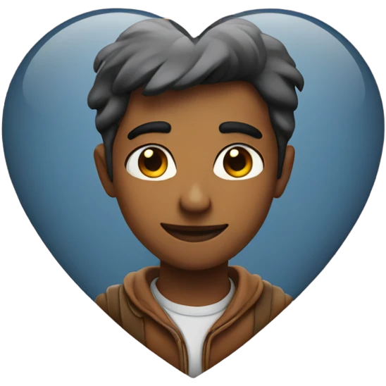 😏 on a heart emoji
