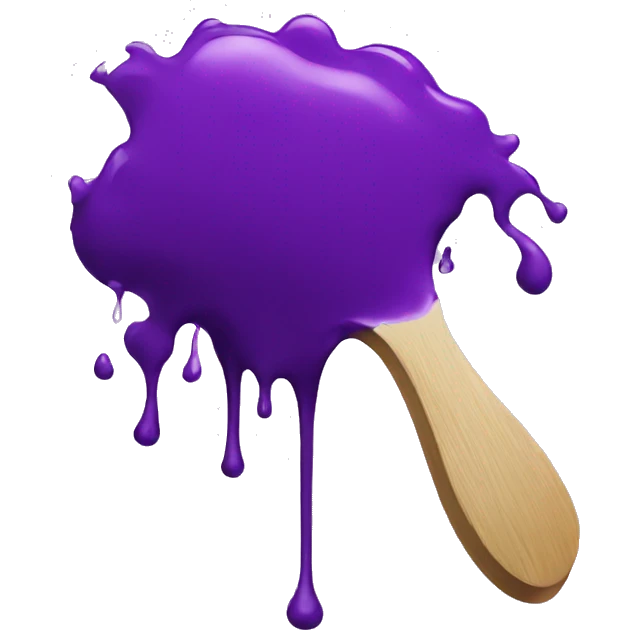 purple paint splash emoji
