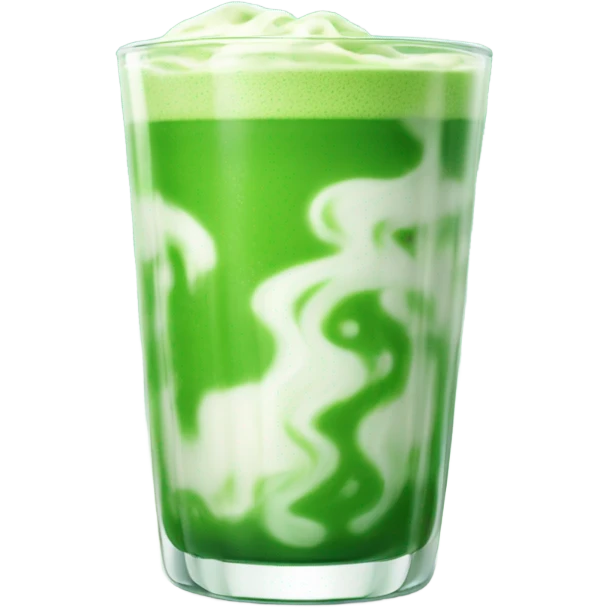 iced milk matcha emoji