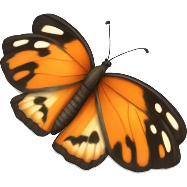 Orange butterfly  emoji
