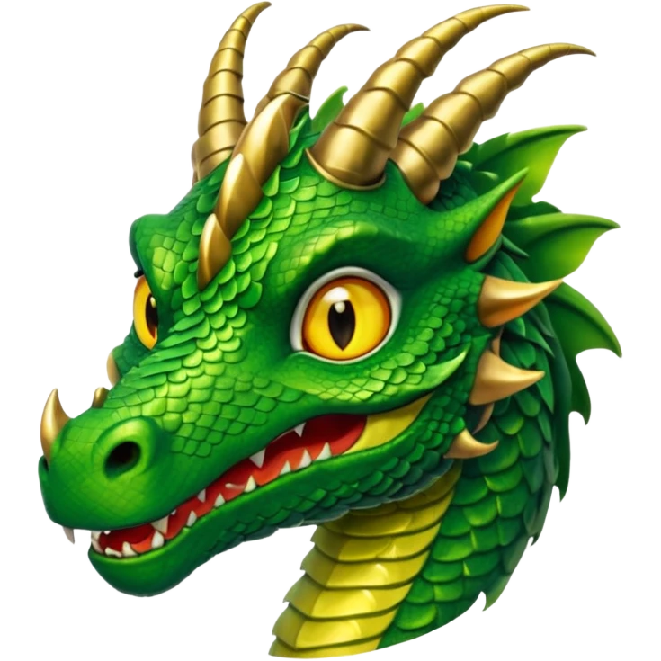 Rhaegal from Games of throne character face only front face emoji