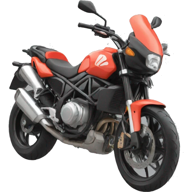 Moto de course emoji