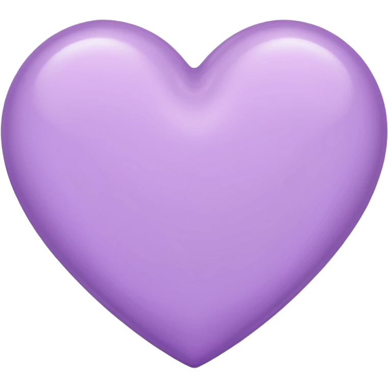 LIGHT PURPLE heart emoji emoji