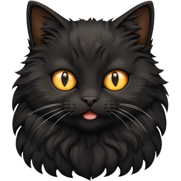 a cat defeating death triumphantly emoji