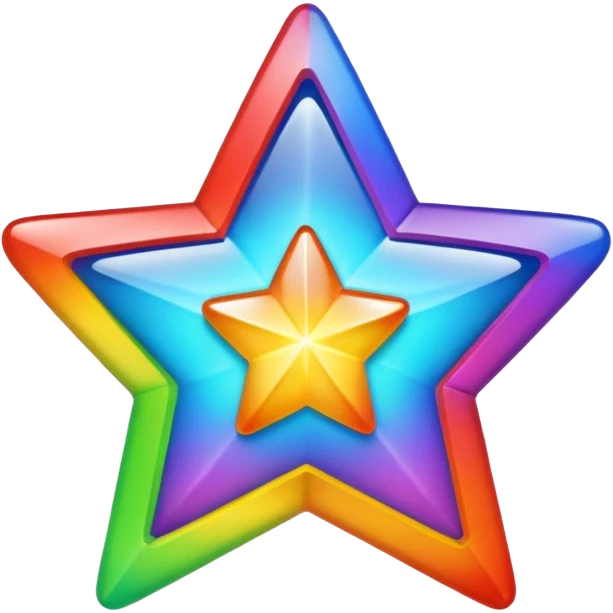 Rainbow Star emoji