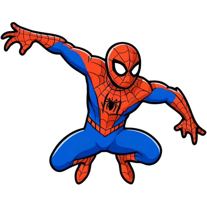 Spider-Man hearts emoji