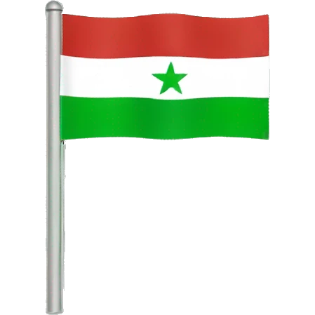 GREEN syrian flag emoji