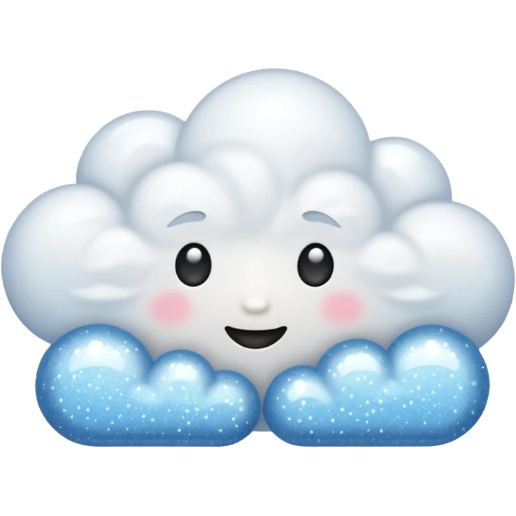 cloud with the sparkles emoji emoji