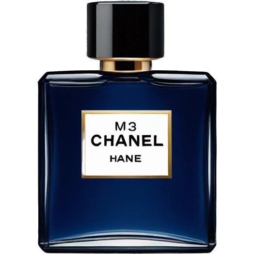 dark blue chanel men's perfume emoji