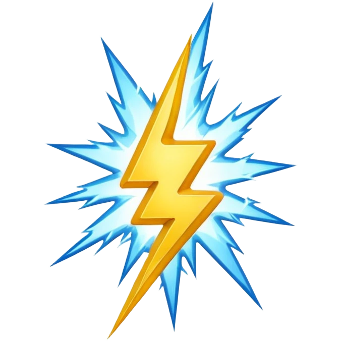 lightning bolt emoji