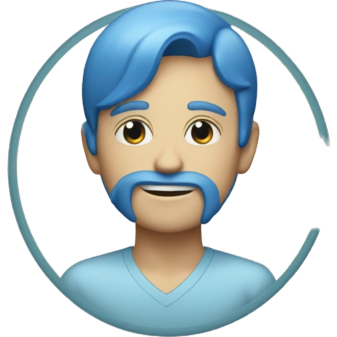 circle with blue tick emoji