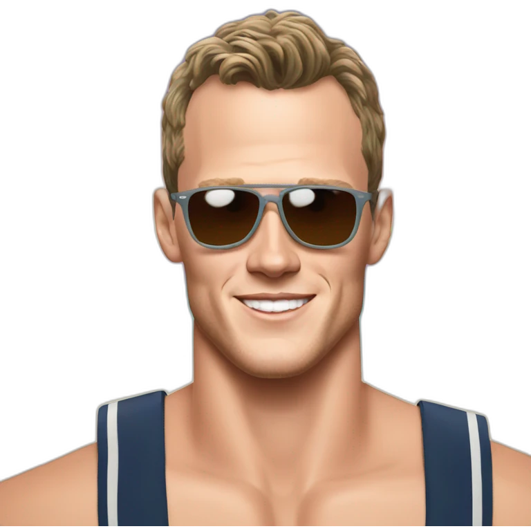 Jonathan Toews as beach bum emoji