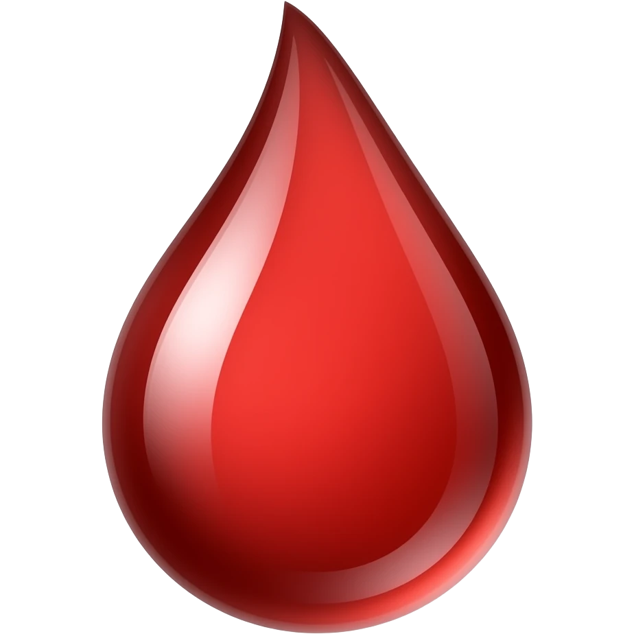 goccia sangue emoji