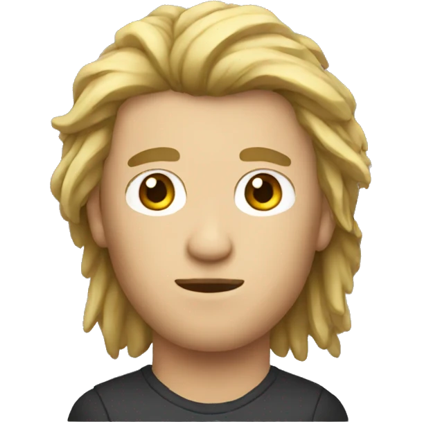 almost balled guy with a mullet emoji