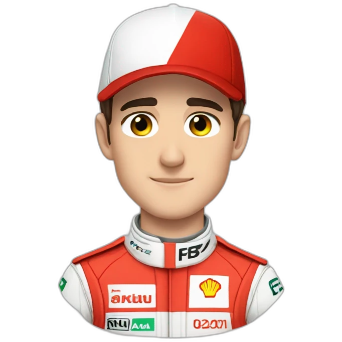 Charles Leclerc in F1 emoji