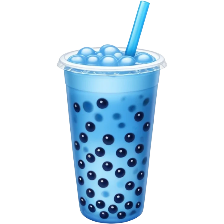 blue bubble tea emoji
