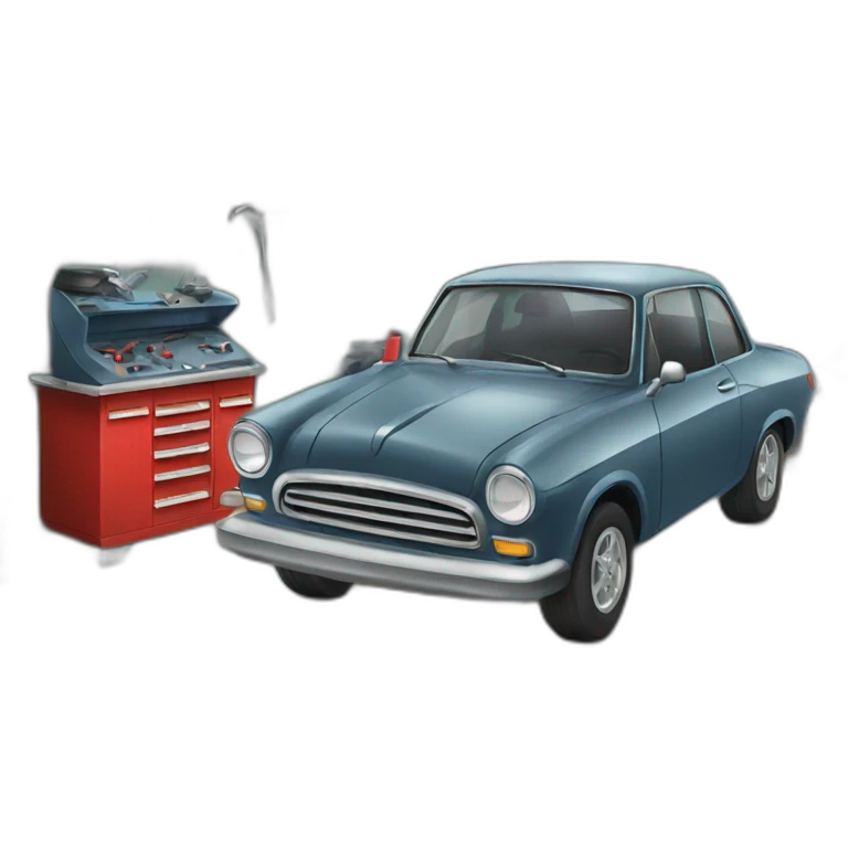car repair shop emoji